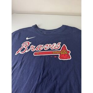 Mens Nike Atlanta Braves Ozzie Albies T-Shirt Jersey Size Medium #1